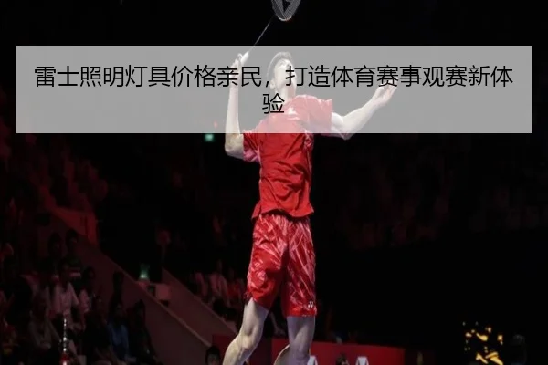 雷士照明灯具价格亲民，打造体育赛事观赛新体验
